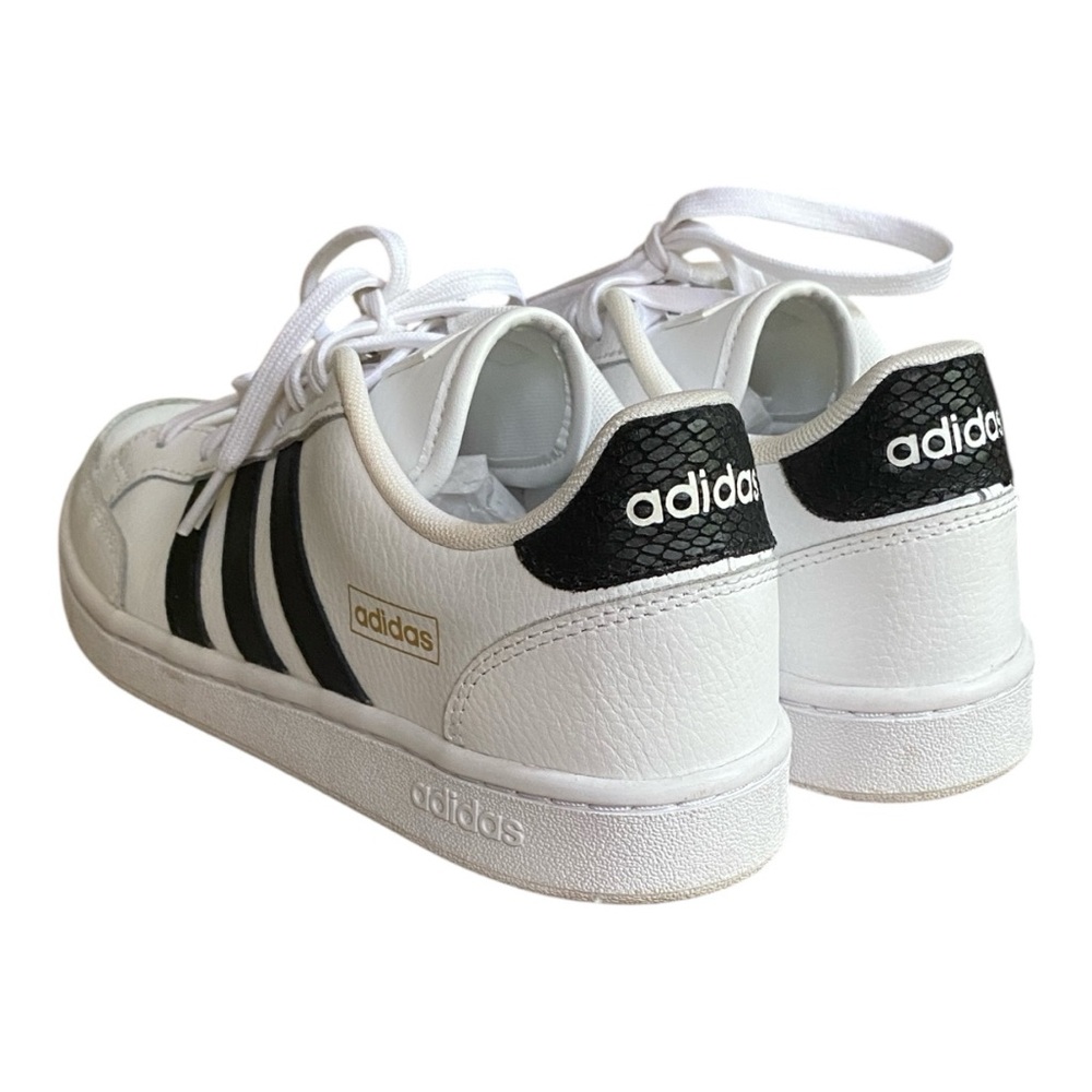 adidas Women's White and Black Sneakers